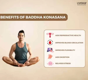 Baddha Konasana ( Bound Angle Pose )  Benefits & How to do it Step by Step