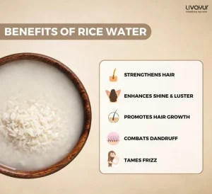 Rice Water for Hair: 10 Benefits and How to Use it