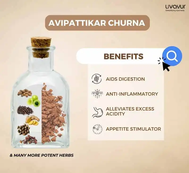 Avipattikar Churna Uses, Benefits, Ingredients, Dosage & Side Effects