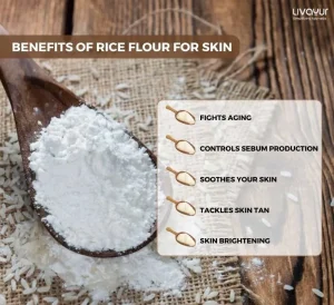 चावल का आटा लगाने से मिलते हैं यह 10 फायदे (10 Skin Benefits of Rice Flour In Hindi)